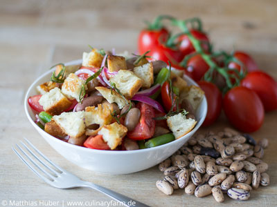 Foto sommerlicher
Tomaten-Bohnen-Salat